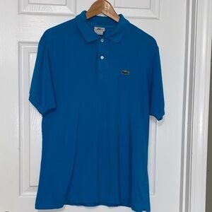 Lacoste Men's Vibrant Teal Blue Polo Shirt